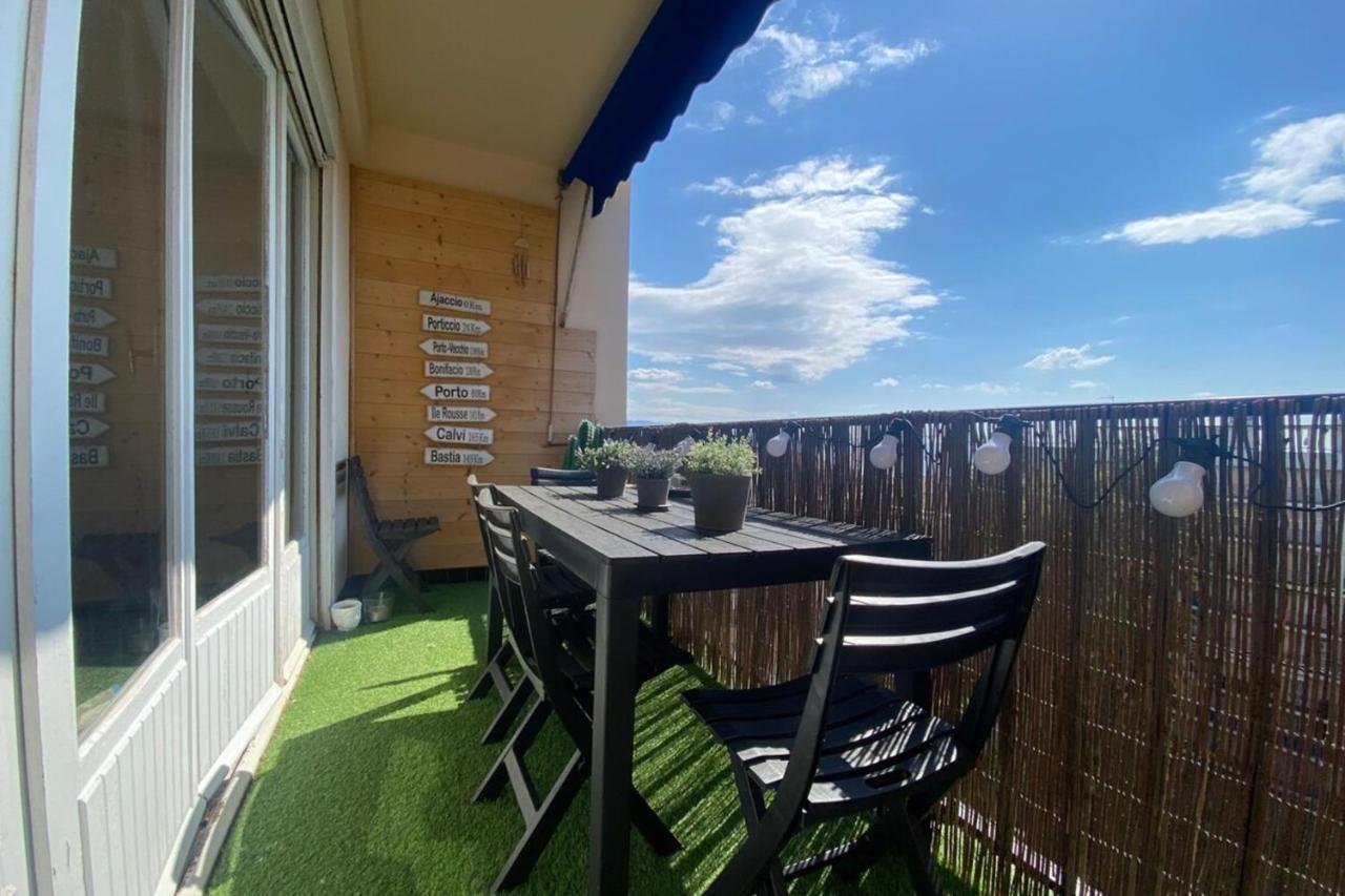 Vue Mer Au Carre D'Or De Ajaccio - Parking, Wifi Apartment Ngoại thất bức ảnh