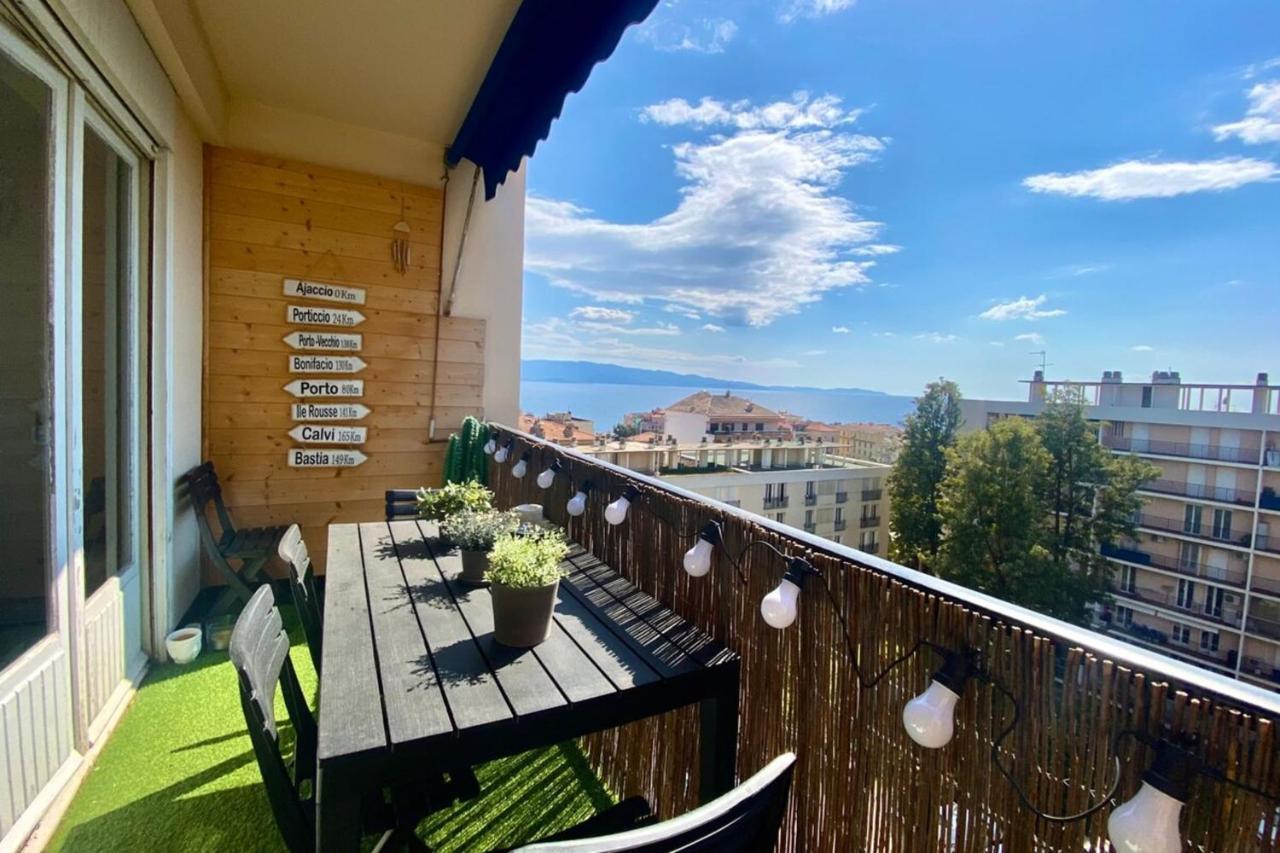 Vue Mer Au Carre D'Or De Ajaccio - Parking, Wifi Apartment Ngoại thất bức ảnh